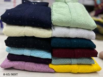 Best Quality Rayon Chikan Work Mint Kurta With Pyjama