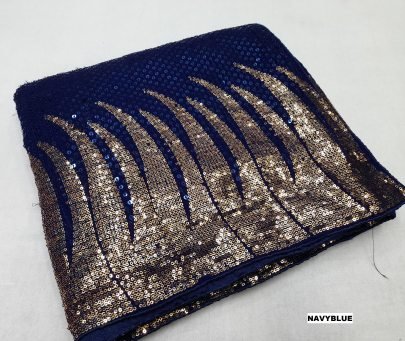Bollywood BlockBuster 60 gram Georgette Blue Sequence Saree