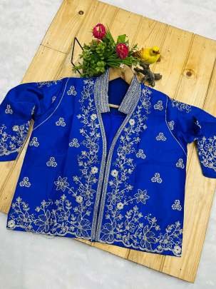 Latest Designer Party Saree With Shrug