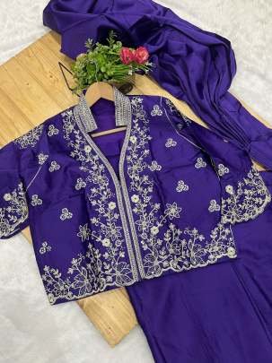Wedding Designer  Saree With Shrug