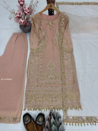 Bridal Style Embroidered Palazzo Suit Collection