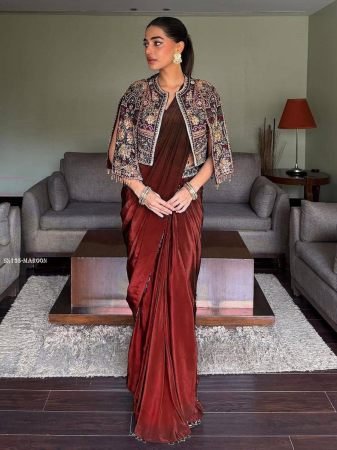 Buy New Ready to Wear Lehenga Saree At Fab Funda 