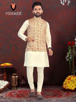 Casual Printed Koti With Silk Men Plain Kurta For Men Wedding