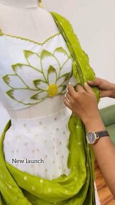 Chinon Real Hand Work Digital Printed Readymade Lehenga Choli