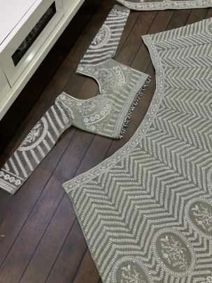 Classic Indian Georgette Lehenga Set With Heavy Sequence Work