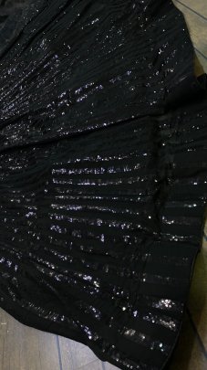 Cocktail Wear Hot Black Sequence Lehenga Choli