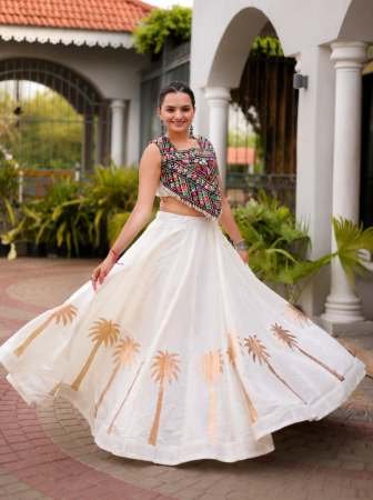 Codi Lace Work White Colour Lehenga With Choli