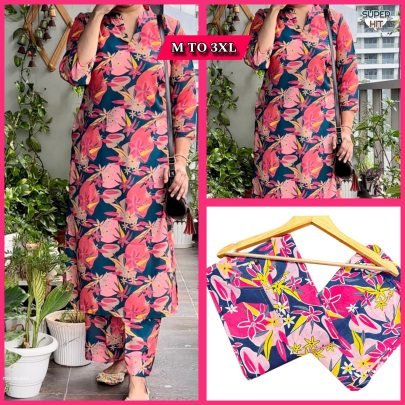 color SWARNA  Hevay Rayon co ord set