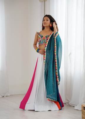 Colorful Navratri Heavy Rayon Lehenga Choli