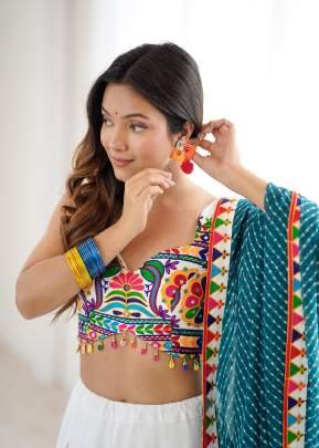Colorful Navratri Heavy Rayon Lehenga Choli
