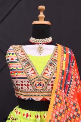 Colorful Traditional Navratri Chaniya Choli