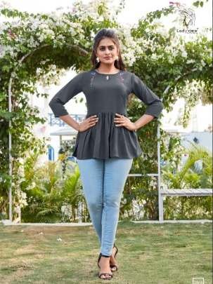 Cool Crush Vol 2 Stylish Rayon Short Top by Ladyview