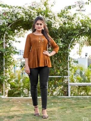 Cool Crush Vol 2 Stylish Rayon Short Top by Ladyview