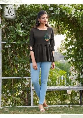 Cool Crush Vol 2 Stylish Rayon Short Top by Ladyview