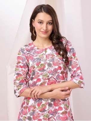 Femella Vol 15 Cotton Blend Printed ladies Co Ord Set By Shubhvastra