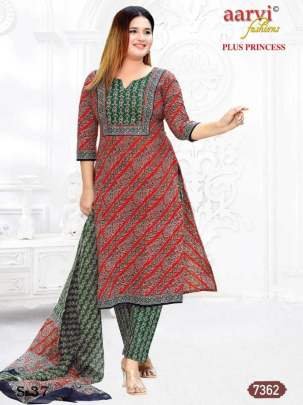 Designer Aarvi Plus Princess Vol 2 Catalog Kurti Pant Dupatta Set