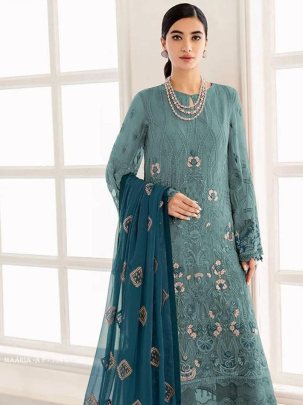 Designer Georgette With Heavy Embroidery Work Pakistani Suit Maaria AP 1045 Catalog