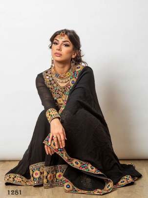 Designer Heavy Work Georgette Suits With Dhoti Style Pant