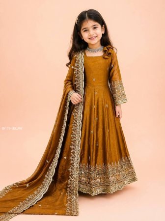 Designer Kids Gown Set for Weddings And Festivals