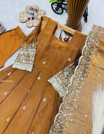 Designer Kids Gown Set for Weddings And Festivals