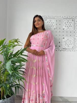 Designer Naira Cut Long Kurtis With Palazo