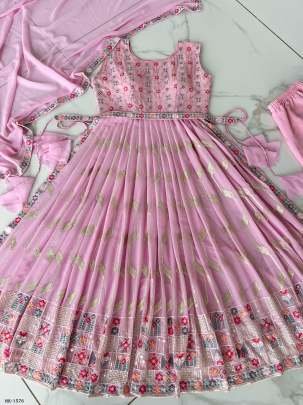 Designer Naira Cut Long Kurtis With Palazo