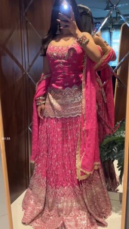 Designer Party Wear Lehenga  At Fab Funda