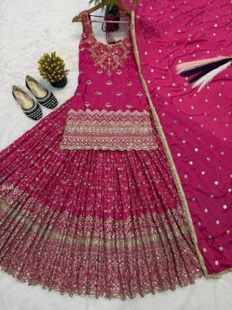 Designer Party Wear Lehenga  At Fab Funda