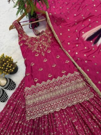 Designer Party Wear Lehenga  At Fab Funda