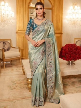 Designer Pure Kanjivaram Silk Saree with Embroidered Blouse