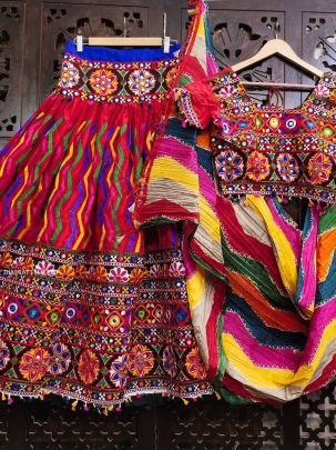 Designer Red Navratri Chaniya Choli Collection