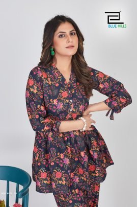 Designer Soft Poly full Sleeves Co ord Set