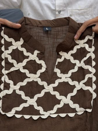 Designer Summer Special Brown One Piece Dress