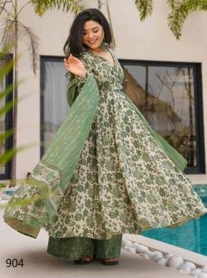 Digital Printed Palazzo Suit in Soft Mul Cotton Fabric