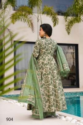 Digital Printed Palazzo Suit in Soft Mul Cotton Fabric