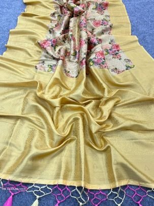 Digitally Printed Kuber Pattu Silk Saree