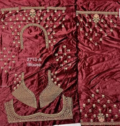 Double dupatta and Heavy Velvet Patchwork Designer Bridal Lehenga choli