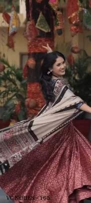 Elegant Digital Print Muslin Cotton Lehenga Choli By Fab Funda