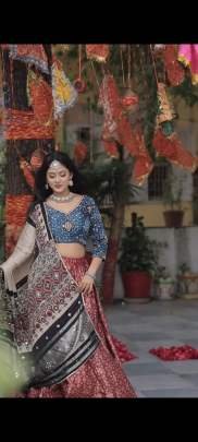 Elegant Digital Print Muslin Cotton Lehenga Choli By Fab Funda