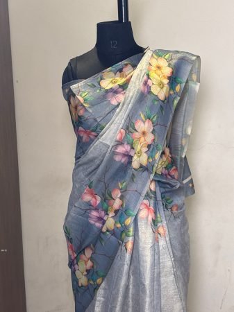 Elegant Floral Printed Saree for Women