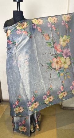 Elegant Floral Printed Saree for Women