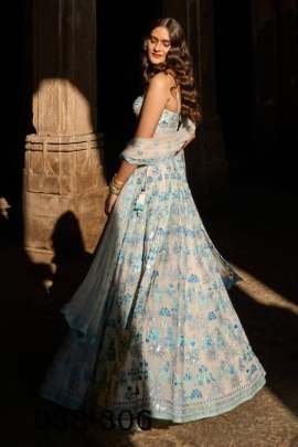 Elegant Faux Georgette Lehenga Choli Set Sequins Work