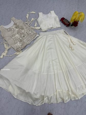 Elegant Party Wear Lehenga Set with Designer Shrug And Blouse