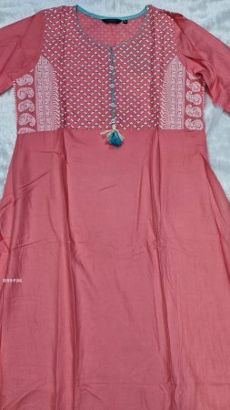Elegant Pink Anarkali Kurti for Women