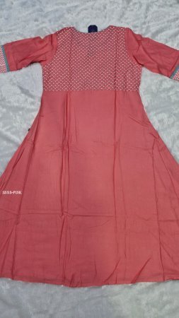 Elegant Pink Anarkali Kurti for Women