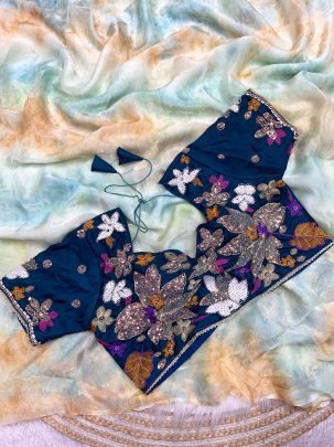 Elegent Space Silk Saree