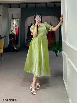 Elevate Your Look With Burberry Plain Frock Style Kurti