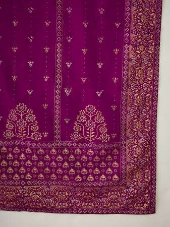 Embroidered Work Wine Colour Kurti Pant Dupatta