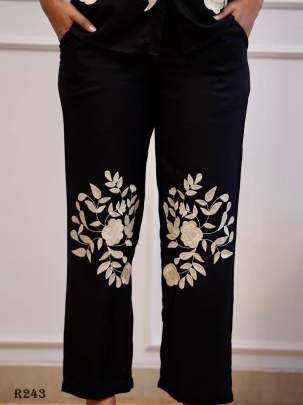 Embroidery Work Rich Look Imported Cord Set