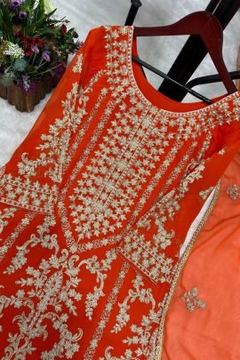 Ethereal Grace Kurti with Sharara & Dupatta